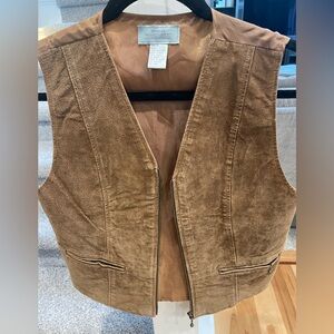 Great Northwest Clothing Company Tan Leather Vest